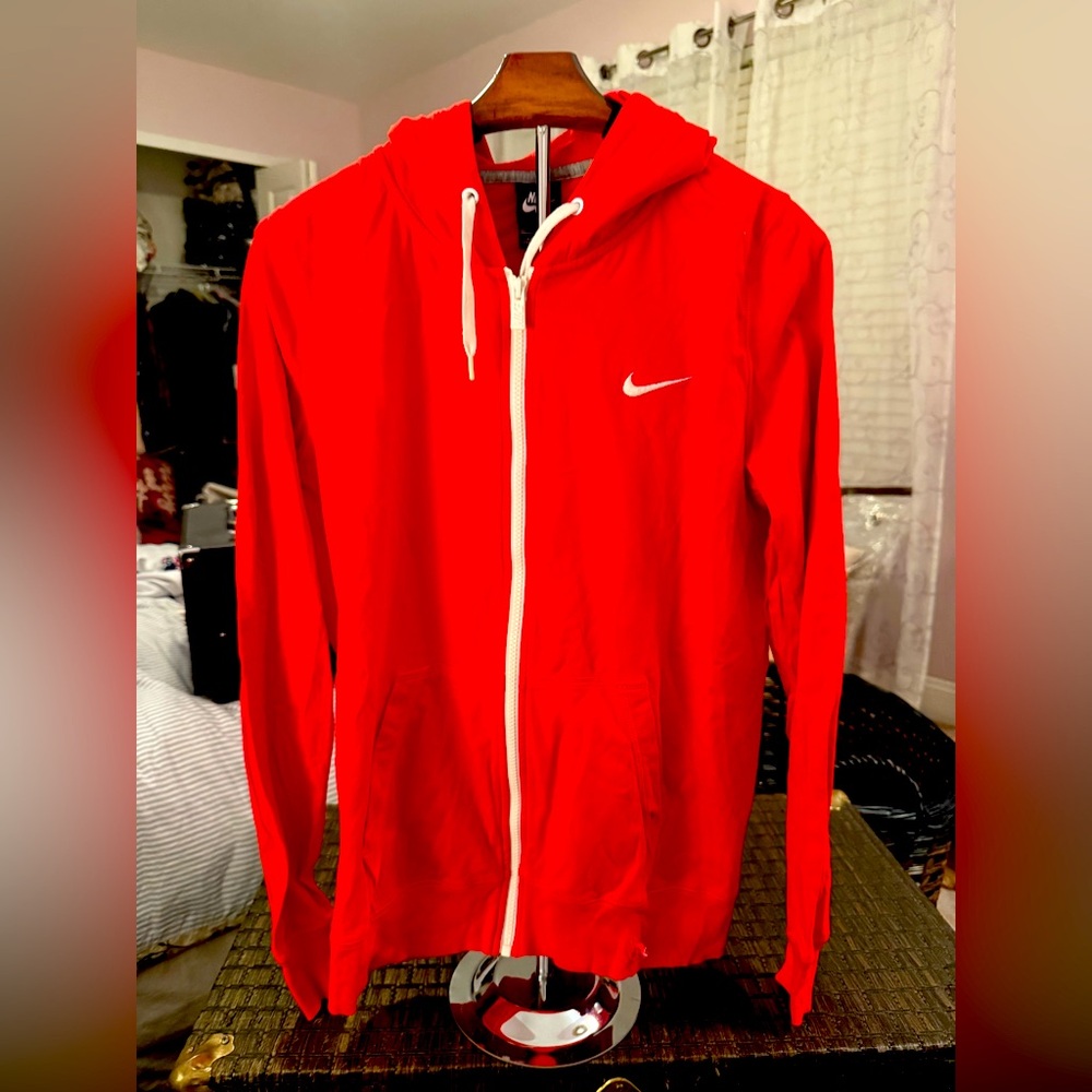 XL Nike Coral Zip Up Hoodie